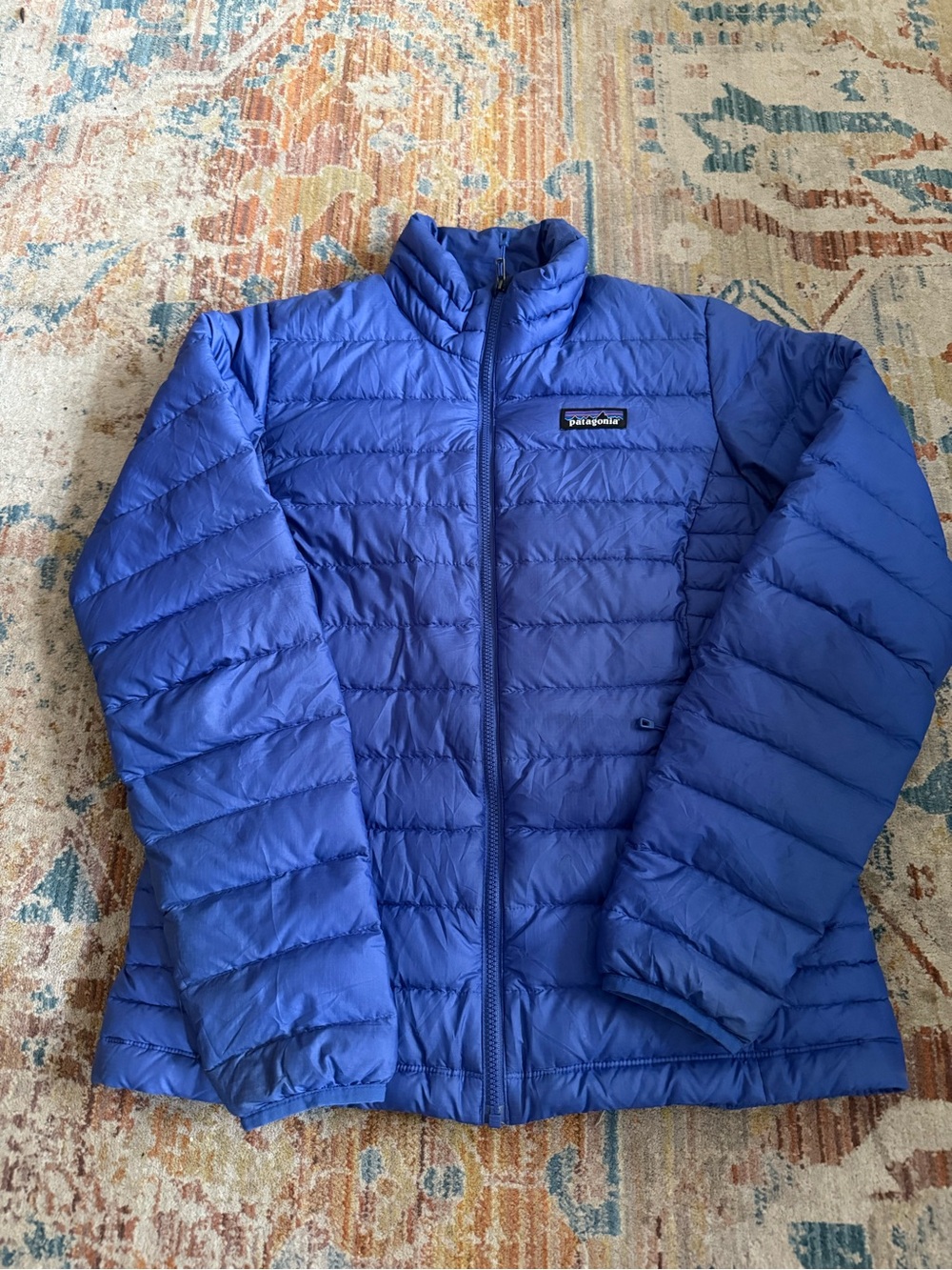 Patagonia women’s down sweater- Puffer Jacket royal blue
